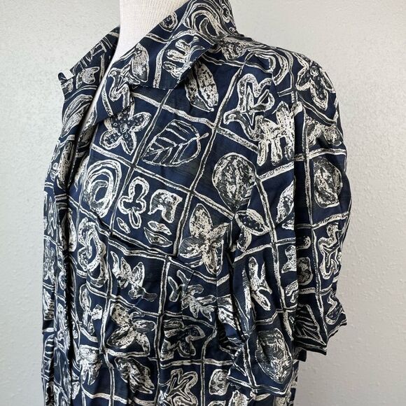 Rena Rowen for Saville Button Down Shirt Size 12 EUC - Picture 5 of 7